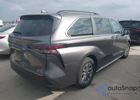 2024 Toyota Sienna Xle из США, поврежденный, VIN 5TDYRKECXRS193534